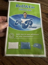 My Pillow Roll And Go Pillowcase Green New Sealed