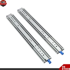 1 Pair 24 Inch Locking Drawer Slides Full Extension & Lock 500 lbs Load Capacity