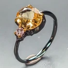 Jewellery Natural Citrine Ring 925 Sterling Silver Size 7.5 /R465975
