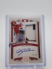 2024 Panini National Treasures Dylan Crews Clutch Factor Auto Patch 17/25