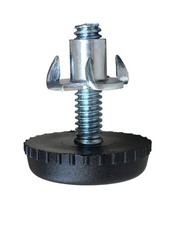 Furniture Levelers,4 Pack,1/4"-20 X 1 inches,Levelers with T-Nut,Leg,Leveler,...