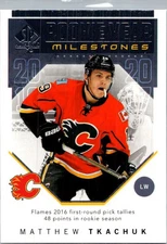 2018-19 SP Authentic #RYM-MT Matthew Tkachuk Rookie Year Milestones