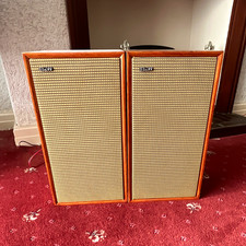 B&W DM 1 Bookshelf Speakers Pair 2.0 Wired Wood Banana Jack 15W