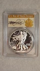 2013 W PCGS SP70 THOMAS CLEVELAND SIGNED ENHANCED SILVER EAGLE DOLLAR $1 COIN!