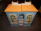 Mattel Barbie 1998 Family Cottage Blue Fold Out Dollhouse Vintage Dream House