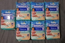Pampers Swim Diapers - Splashers / Size 2-3 / 20 Count / Lot of 7
