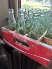 Vintage Coca-Cola Coke Red Wood 24 Bottle Crate Wooden Carrier RARE Minot ND