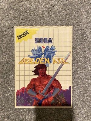 Golden Axe Sega Master System Vidpro Promo Display Card NUR