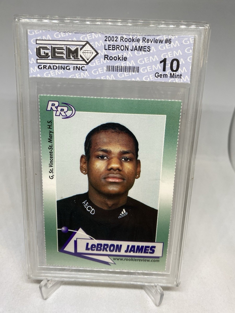 その他 2002 Lebron James Proto SPA GEM MINT 10 2002 Lebron James Signagrafix Prototype Rookie gem mint 10