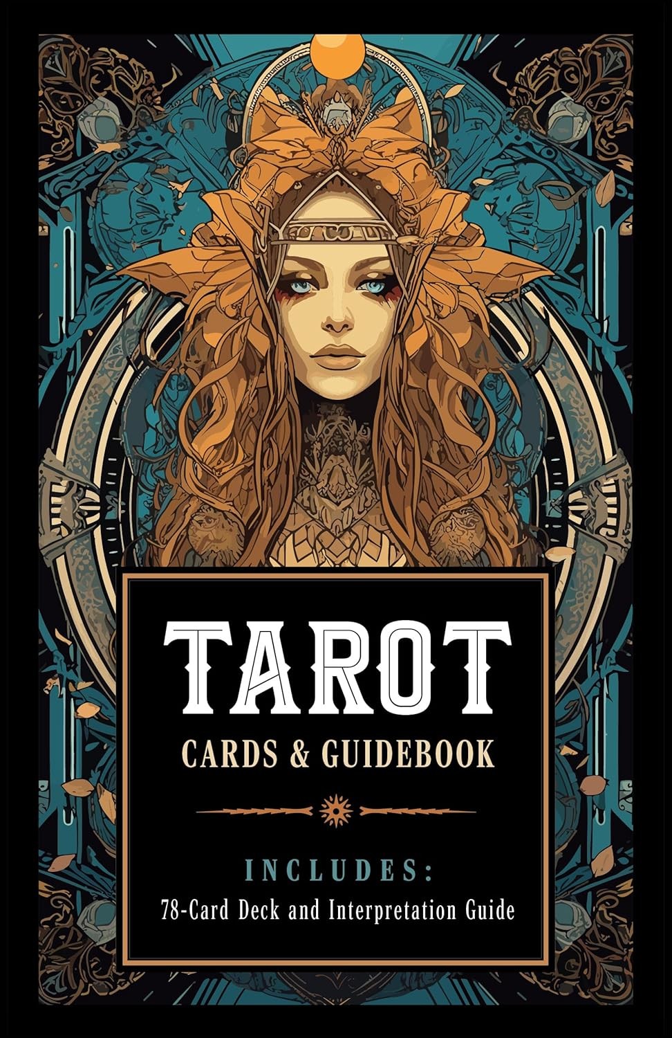 Tarot Kit: Cards and Guidebook - Includes: 78-Card Deck and Interpretation Guide