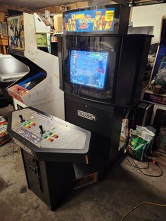 Capcom/Sega Naomi Marvel Vs Capcom 2 Deluxe Cabinet Arcade Game.  plays great