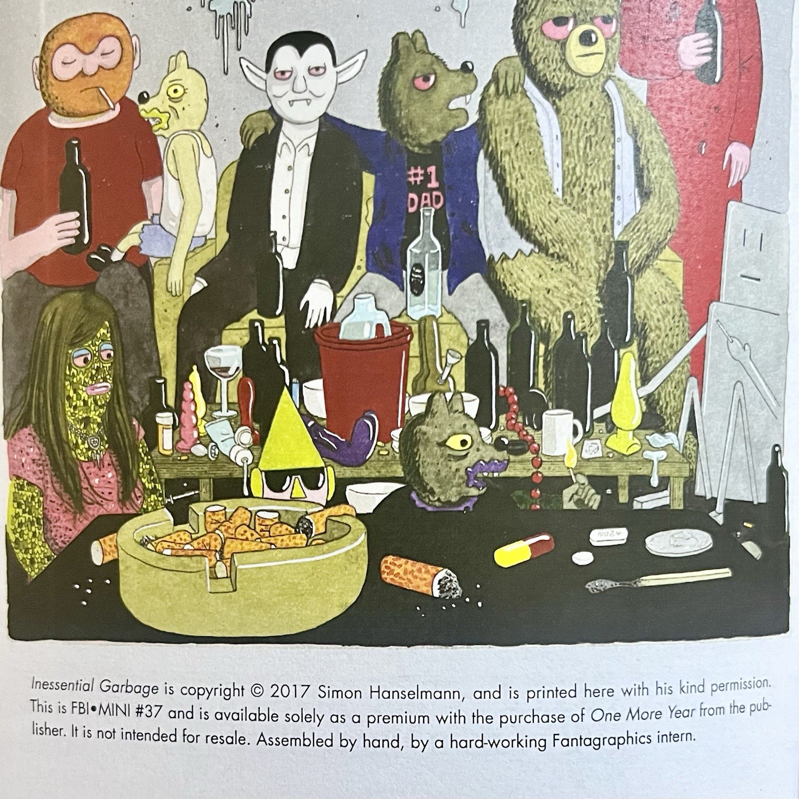 Inessential Garbage By Simon Hanselmann 2017 Fantagraphics Mini Comic 37 MM&O