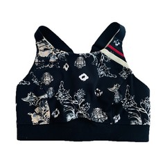 Free People MOVEMENT Freestyle Sports Bra Size Medium Black Floral Print