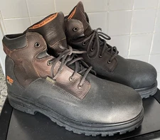 Timberland Pro Series Powerfit Men’s 13 Work Boots Steel Toe Brown