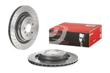2x BREMBO Bremsscheibe PRIME LINE - UV Coated 09.A961.21 f&uuml;r MERCEDES C292 GLE