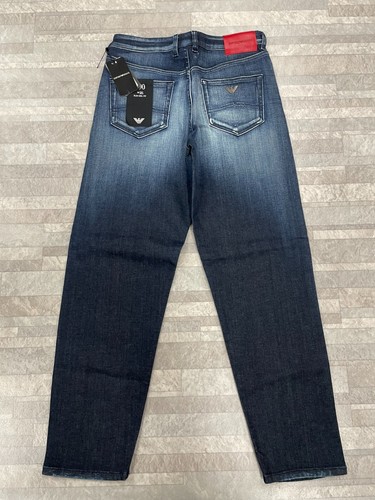 Fabrycznie nowe z metką Emprorio Armani Damskie dżinsy slim fit w kolorze dżinsowym niebieskim Rozmiar: 25 - Zdjęcie 2 z 4