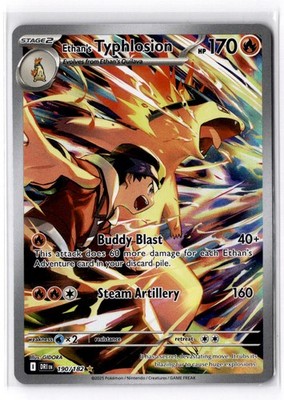 Ethan's Typhlosion Illustration Rare SV10: Destined Rivals 190/182 NM