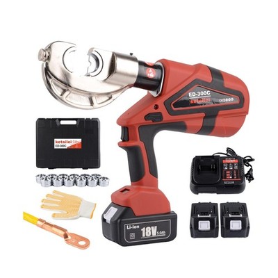 6 Ton Electric Hydraulic Crimper, Easy-Open Design for Quick Operation, 65KN ...