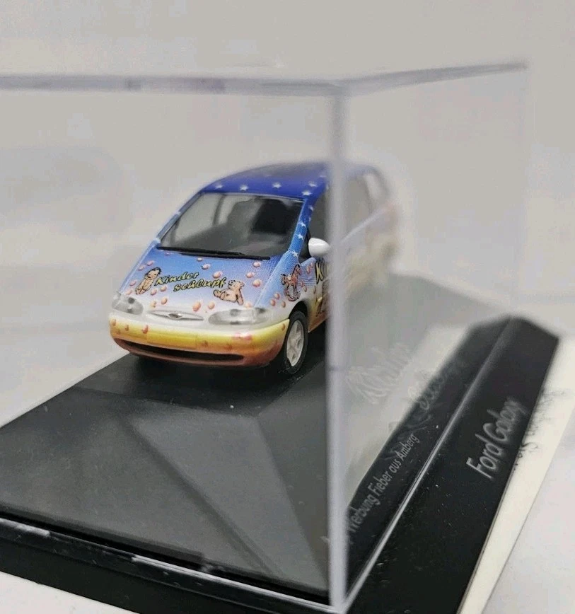 Minivan Herpa 189323 HO 1:87 Ford Galaxy "Kinder Schlupf Autocolor" - NUEVA Foto 2 de 3