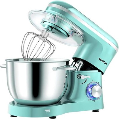 Aucma Standmixer, 6,2L Küchenmixer, Elektrischer Küchenmixer mit Schüssel, Knethaken