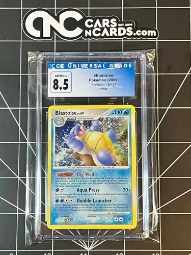 Pokémon (2009) Platinum Blastoise Holo 2/127 CGC 8.5 NM/Mint+