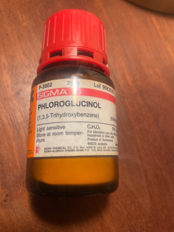 Phloroglucinol Reagent 25 g Bottle