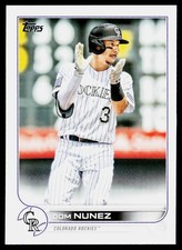 2022 Topps Dom Nunez #193 Colorado Rockies