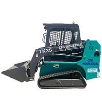 CFG 1.5 Ton Skid Steer Loader Kubota Diesel Engine Track Loader 24HP TK35 USA