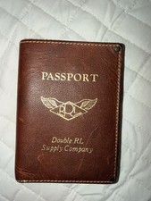 Double Rl Passport Wallet