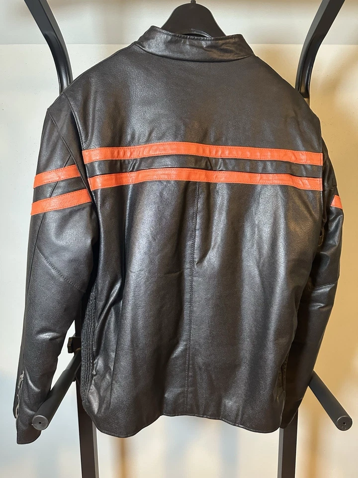 复古皮革夹克摩托车皮革夹克,梦幻服装 — 第 2/4 张图片