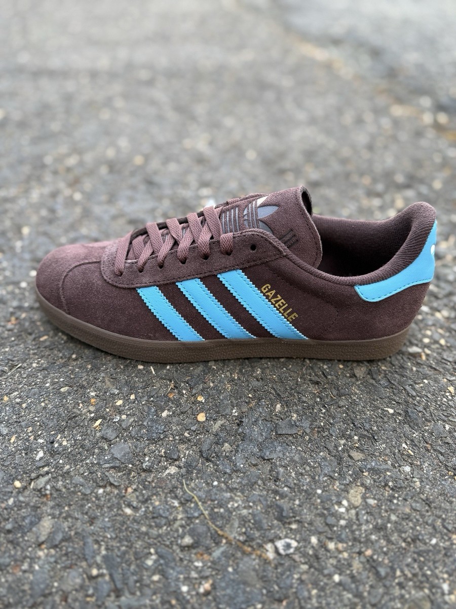 adidas Gazelle ブラウン adidas Originals Gazelle Shadow Brown Blue Gum Men's Sizes 6
