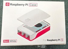 Raspberry Pi Raspberry Pi Case boîtier Raspberry Pi 5 rouge/blanc ventilateur