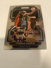 2022 Panini Prizm WNBA Tyasha Harris Autographed Card Dallas Wings TC1923