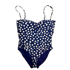 NEW J. Crew Gemma Ruched Bandeau Cutout One-Piece Swimsuit Women's Size 18