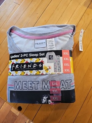 NEW FRIENDS  Pajamas Set womens sz Xxl Tv show rachel ross chandler
