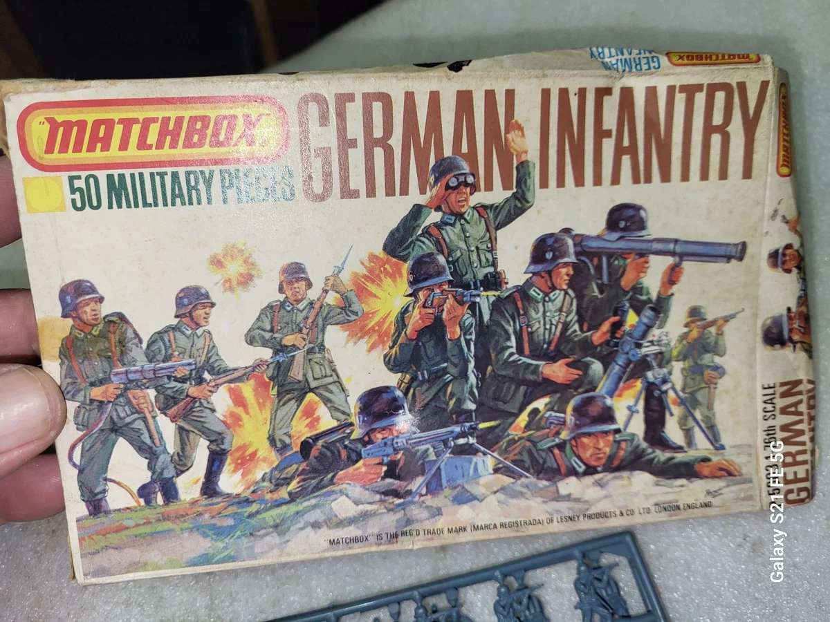 AIRFIX TOY SOLDIERS German Infantry Boxed 1/32 Scale WW2 EUR 20,73