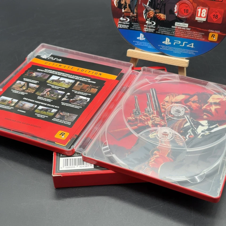 PS4 - Red Dead Redemption 2 #Ultimate Edition DE mit Steelbook Top Zustand, Foto 3 von 3