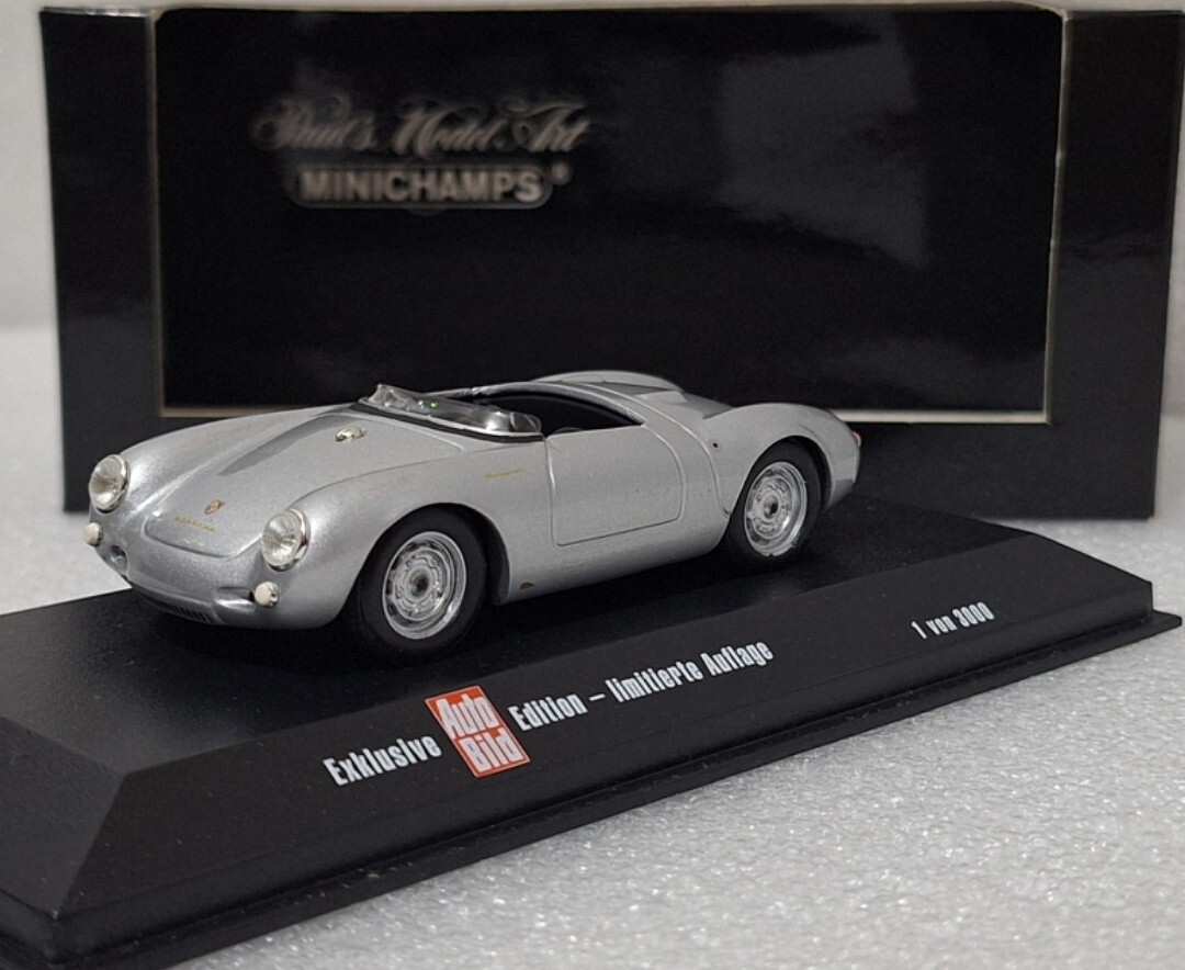 ミニカー Porsche 550 Spyder PORSCHE 550 SPYDER - 増えすぎたミニカーに愛を捧ぐ