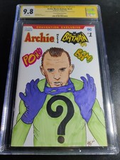 Archie Meets Batman 66  #1 CGC 9.8 ss sketch White Pages second printing