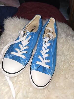 Converse All Stars Low Top BLUE TEAL /TURQUOISE Sz 7W 5M
