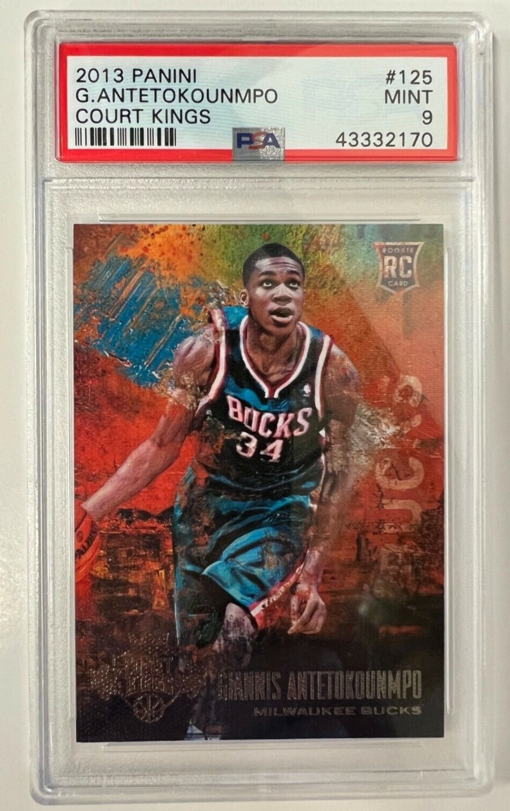 Black Border Pinnacle Rookie Card Giannis Antetokounmpo Rookie