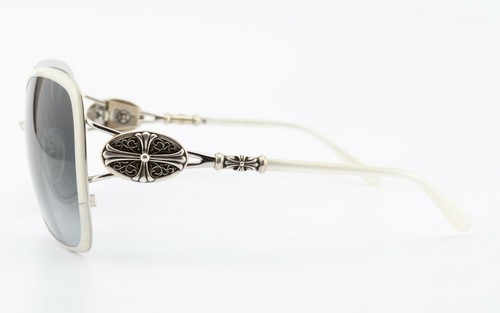 Chrome Hearts Sunglasses SLUNT WP SS 62-14 128 Sunglasses Zeiss White Pearl - Picture 6 of 12