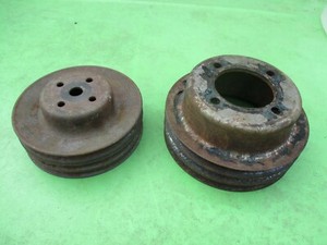 AMC//Jeep Crankshaft Pulley 360 /& 401 V-Belt Crank 304