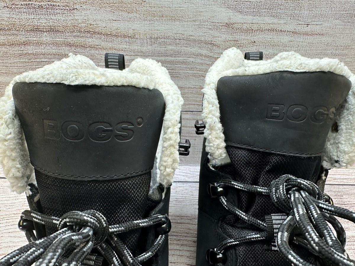 NEW Bogs Women's Arcata Dash Waterproof Boot Black Sz 10 | eBay