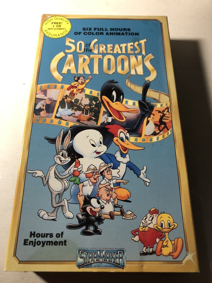 50 of the Greatest Cartoons (1990) VHS Animation Compilation