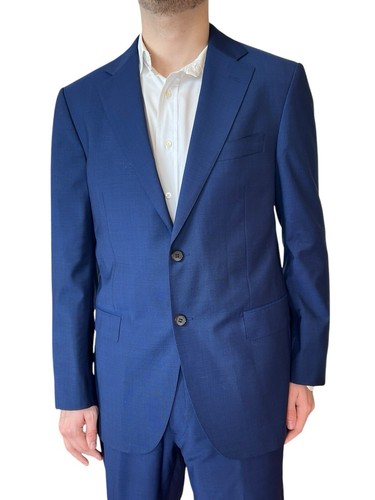 SUITSUPPLY ZIGNONE WOLLE BLAU ANZUG NAPOLI BLAZER BRESCIA HOSE 52 42 TAILLE 36 - Bild 4 von 21