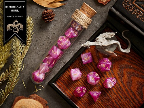 Juego de dados DnD - ¡Muchas variaciones TÚ ELIGES! | Para DnD D&D MTG RPG TRPG - Imagen 30 de 49