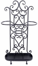 Vintage Stojak na parasole Czarny Uchwyt na parasol Styl wiejski Stojak na parasole Żelazko