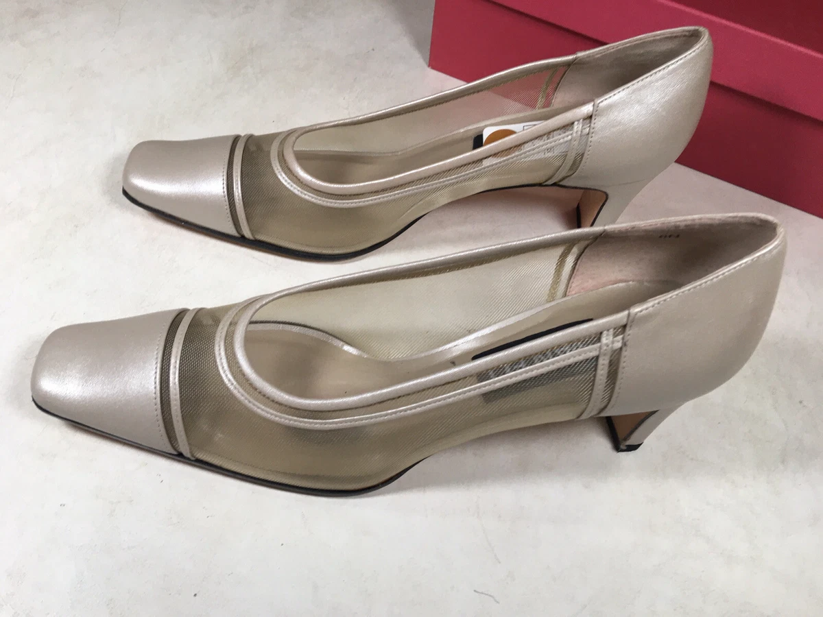 Vaneli Women s 2.25 Heels Horatio Sand PRL Mesh Brand New W Box Size 8N