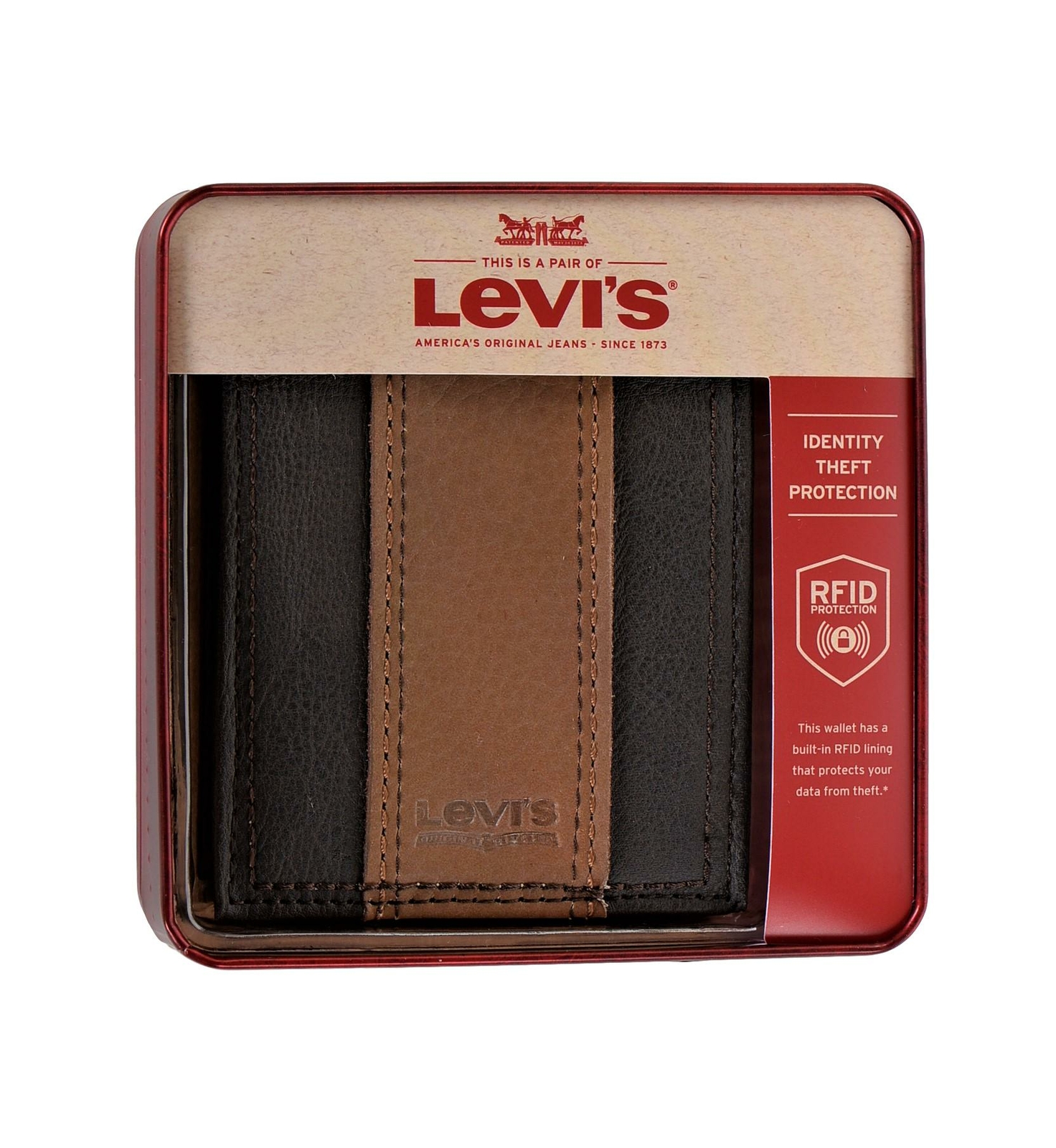 denizen levi's trifold wallet
